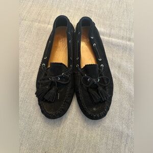 Black Suede Coach Women’s Nadia Loafers- size 9
